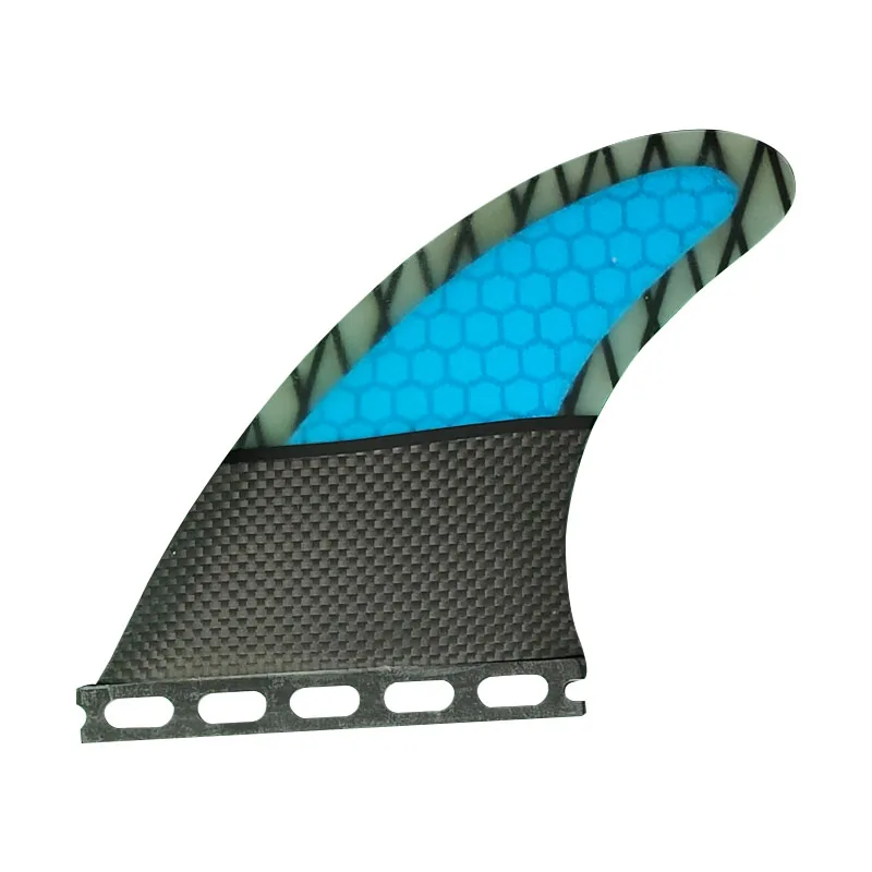 NEW MFG3 S/G5 L Future Blue honeycomb semi-carbon surfboard fins lightweight & durable enhanced performance for surfing surfboard fin