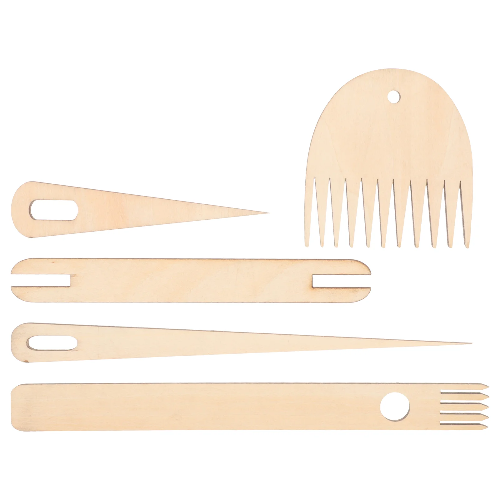 

Tapestry Wooden Braiding Stick Hand Loom Knitting Weaving Supplies Tool Kit DIY