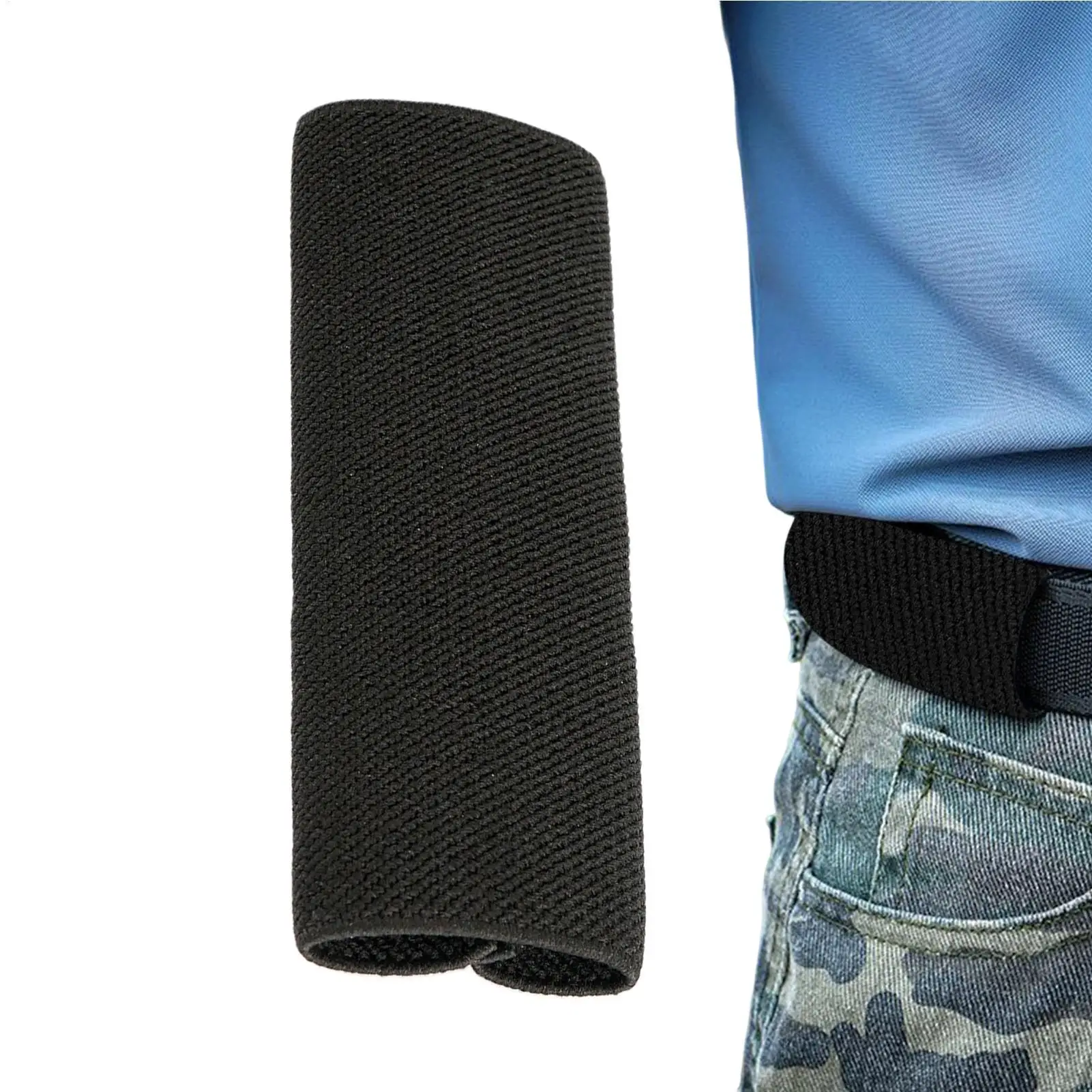 Elastic Belt Keeper Strap - No-Slip Holder for Outdoor, Travel, and Daily Use