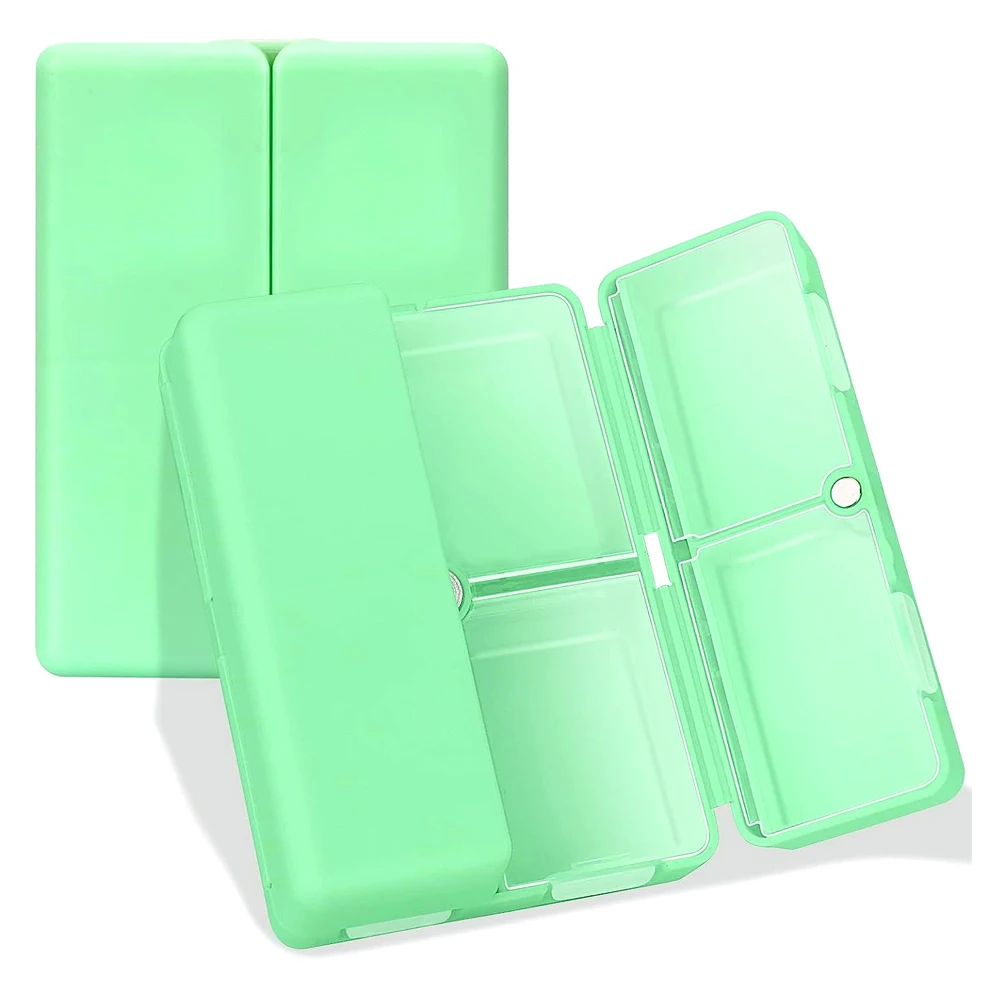 Compact Travel Pill Organizer with 7 Versatile Compartments