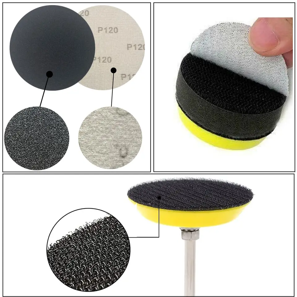 3inch Sanding Discs 3 Inch Wet And Dry Sanding Discs 143 Pcs Assorted 120 To 5000 Grit Silicon Carbide With 1/4 Shank And Foam Buffering Pad Auto Polishing Sandpaper Set