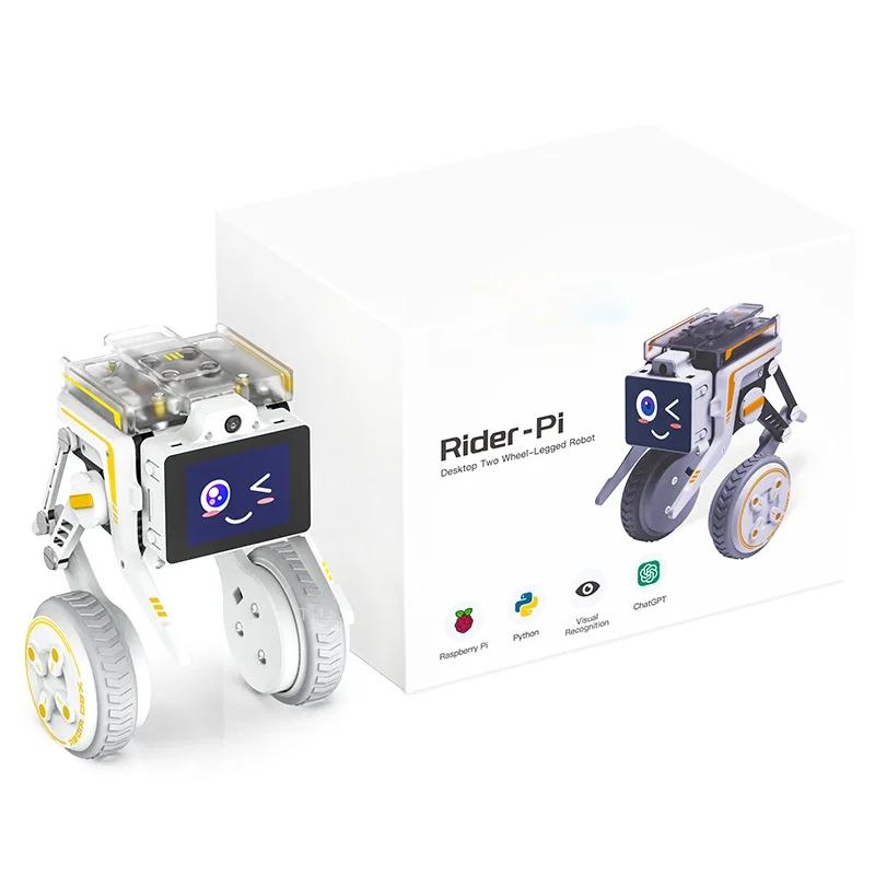 Two-wheeled foot robot AI visual recognition two-wheeled self-balancing car bionic dog Raspberry Pi CM4
