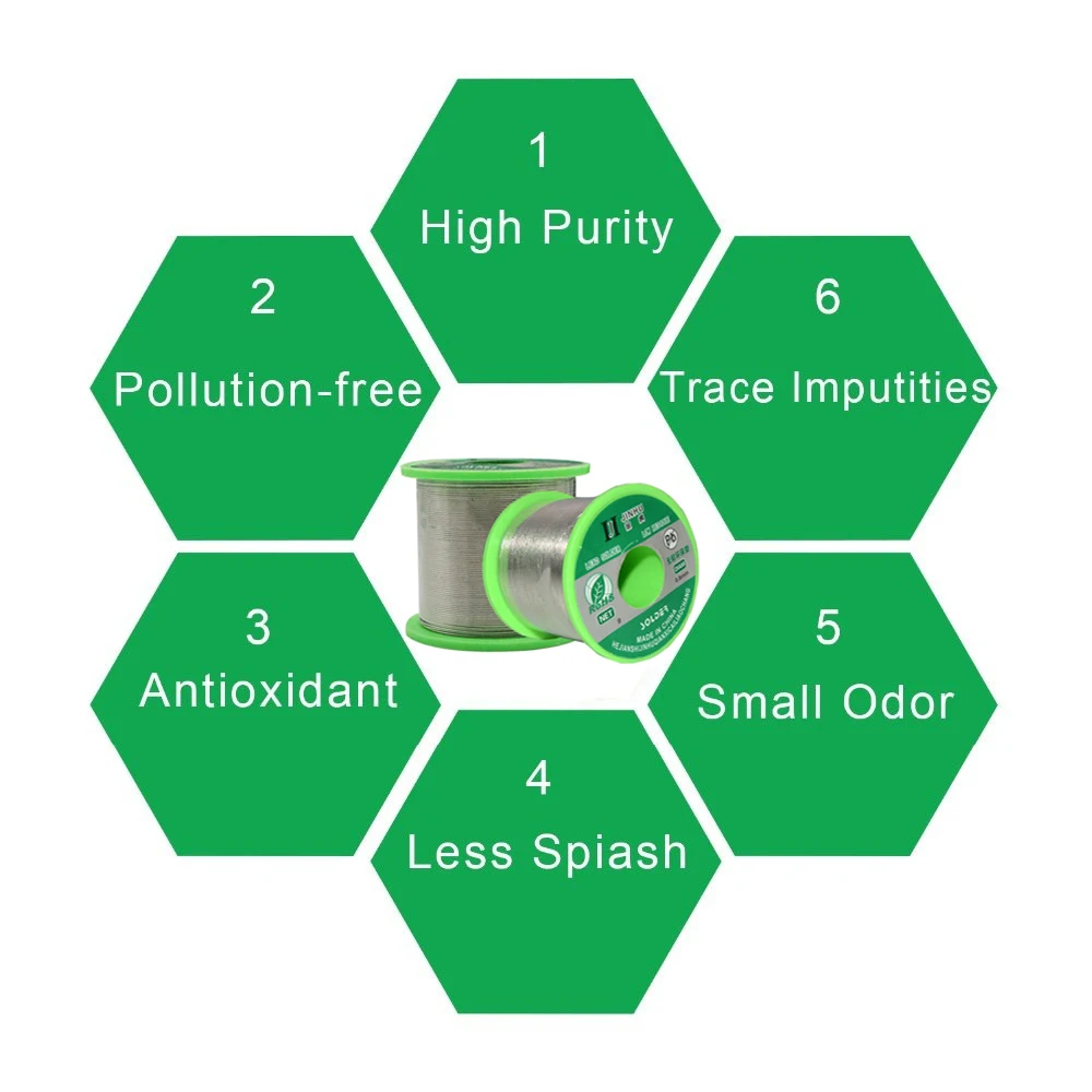 250g Lead-free Solder Wire 0.5/0.6/0.8/1.0/1.2/2.0mm Unleaded Lead Free Rosin Core for Electrical Solder RoHs