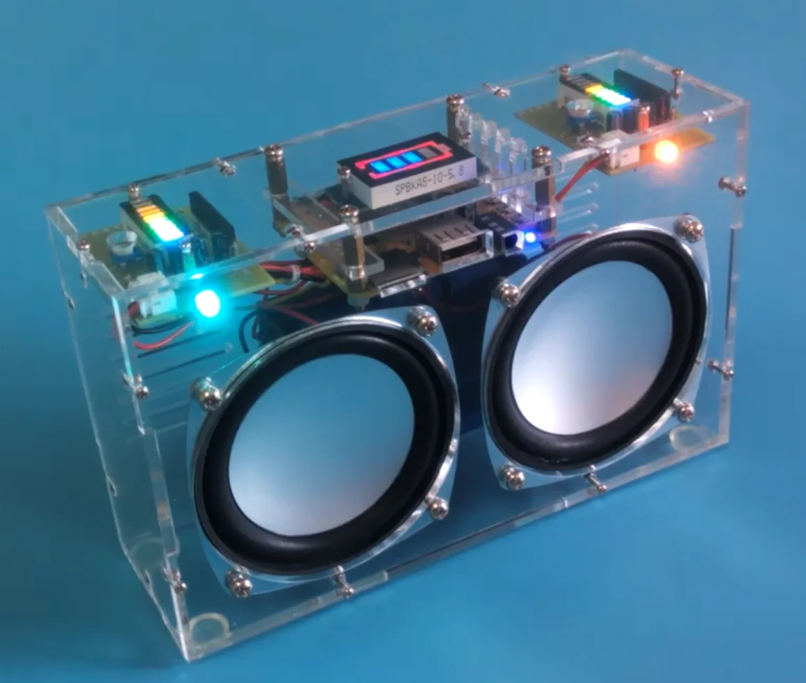 computer-amplifier-audio-bluetooth-diy-assembly-kit-charging-transparent-speaker