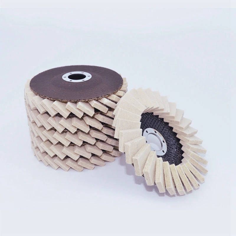 Polishing Felt Wheel Premium Fine Felt Polishing Angle Grinder Suitable For Cars, Trucks, Rvs, Motorcycles