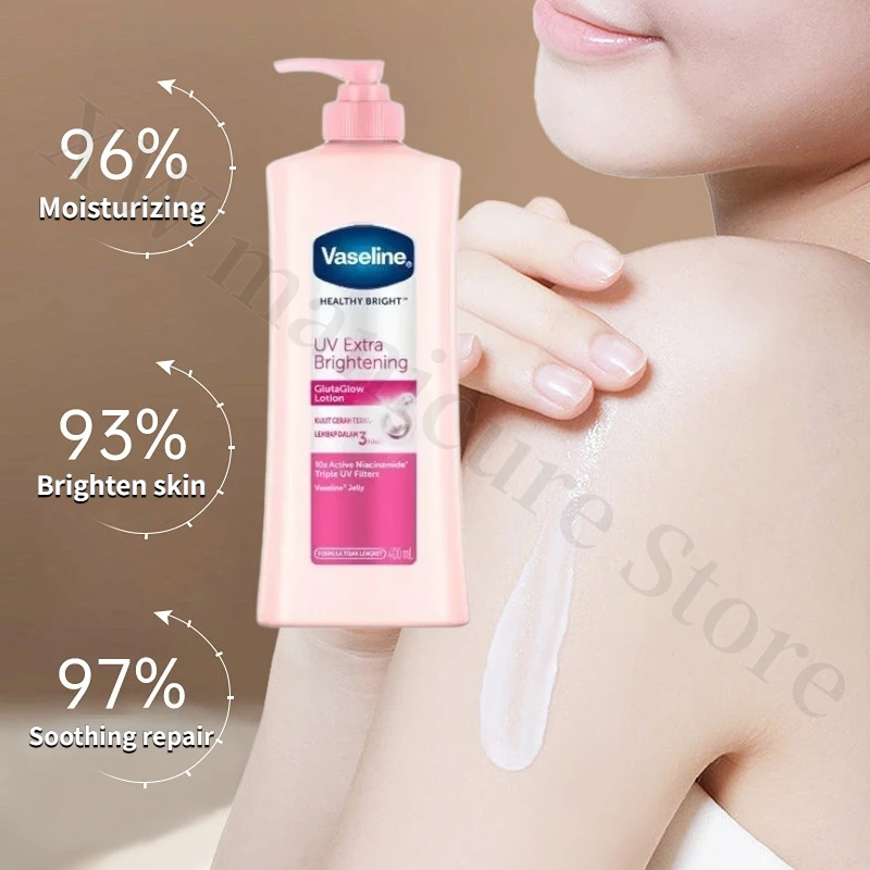 Vaseline Niacinamide Body Lotion Relieves Dry and Dehydrated Skin Exfoliates and Brightens Skin Tone Hydrating Body Lotion 4