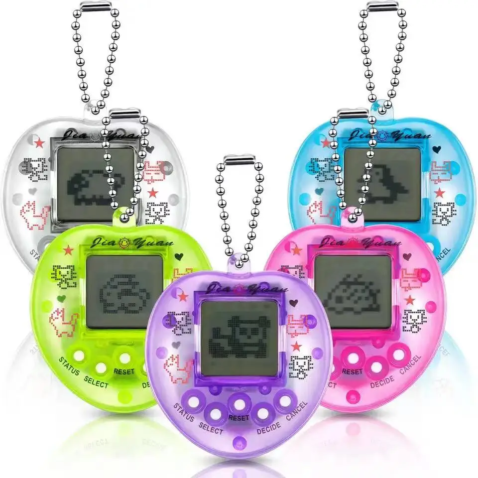 Heart Shape Electronic Pets Game Toys Virtual Tamagotchi Nostalgic Virtual Cyber Digital Animals Toys For Kids Christmas Gifts 3