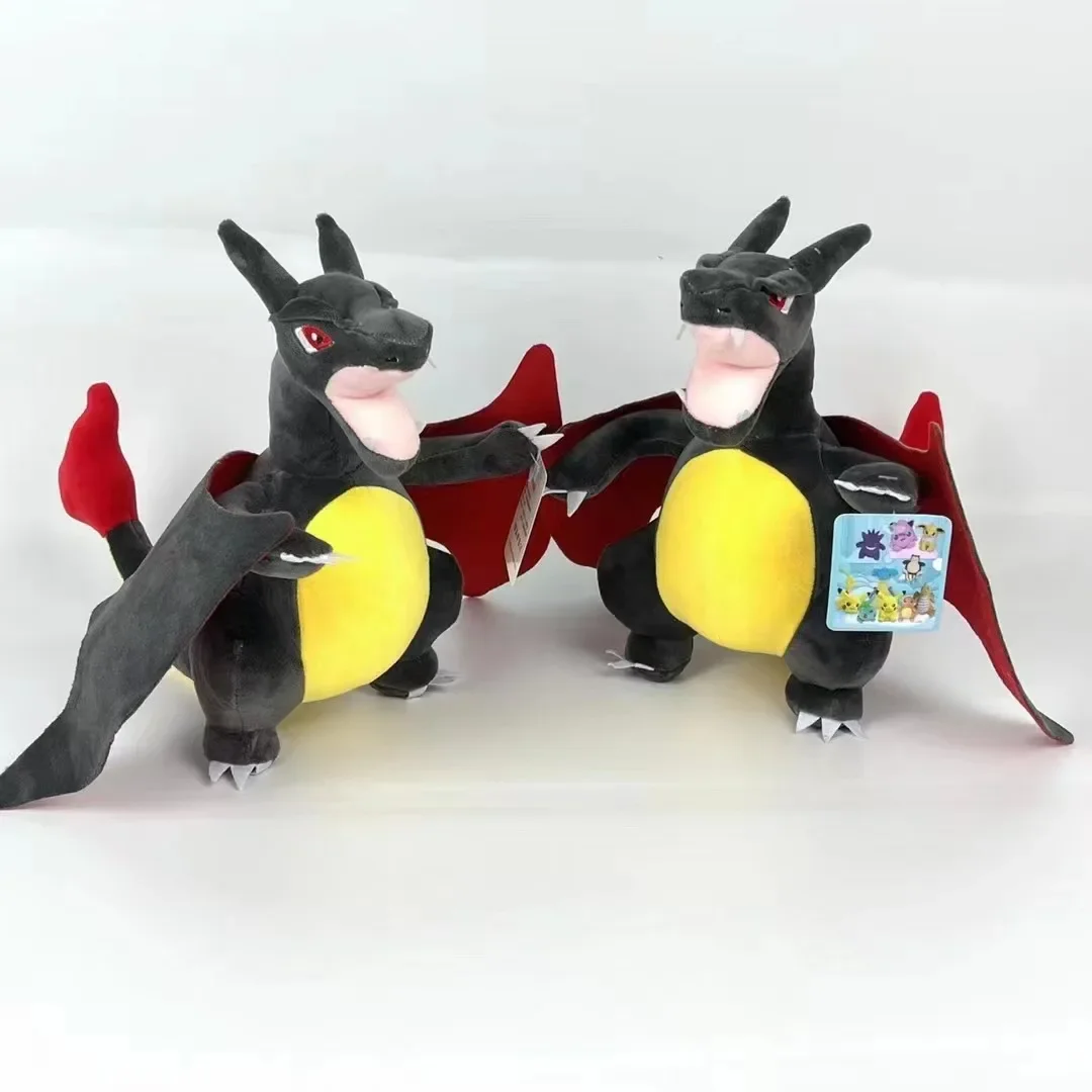 10 Pz/Lotto Pokemon Black Mega Charizard Peluche 26Cm Peluche Bambola Morbidi Animali Di Peluche Giocattoli Regali