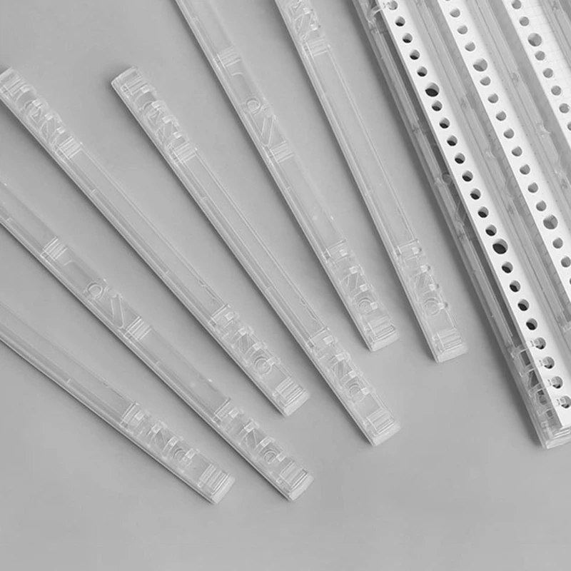 

10 Pcs Circles Loose-leaf Paper Binding Plastic Binder Holes Ring Book Scrapbook Album Plastic Comb Bindings Spiral A4 Notebook