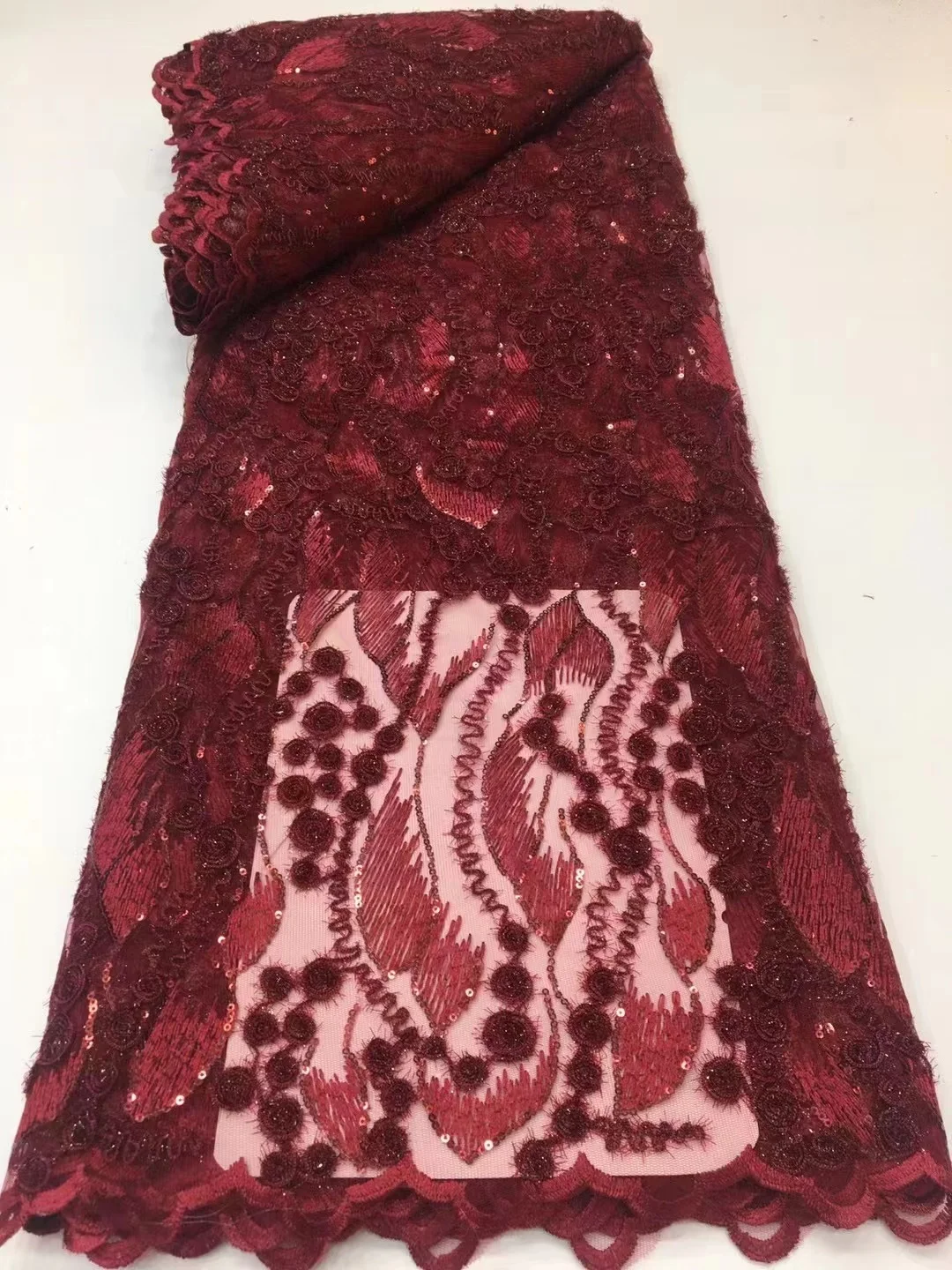 

Высококачественное гипюровое Сетчатое кружево с блестками, многоцветная африканская кружевная ткань, нигерийская французская Тюлевая кружевная свадебная одежда