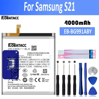 2025 anni EOTABACC Nuova batteria EB-BG991ABY di alta qualità al 100% per Samsung Galaxy S21 Bateria del telefono cellulare