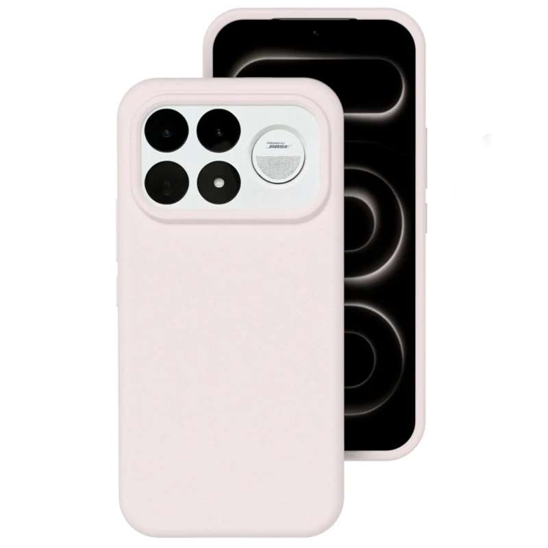 Candy Color Soft Liquid Silicone Drop-proof Phone Case with Skin Feel Finish