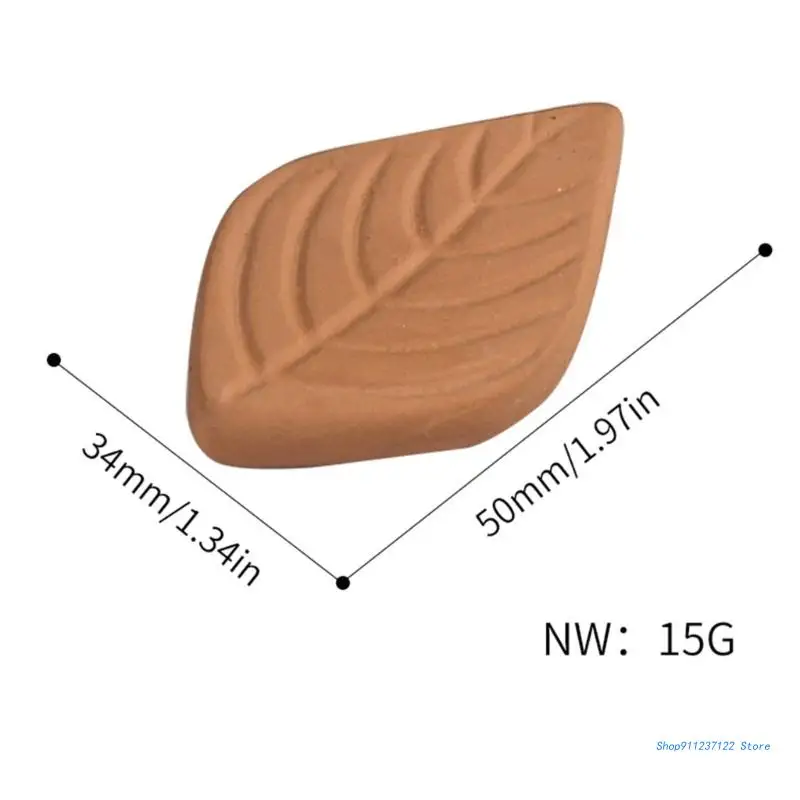 Brown Sugar Keeper Saver Softener Reusable Leaf Clay Smoke Cigars Humidifier Hydrostone Terracotta Humidifying Stone 10x