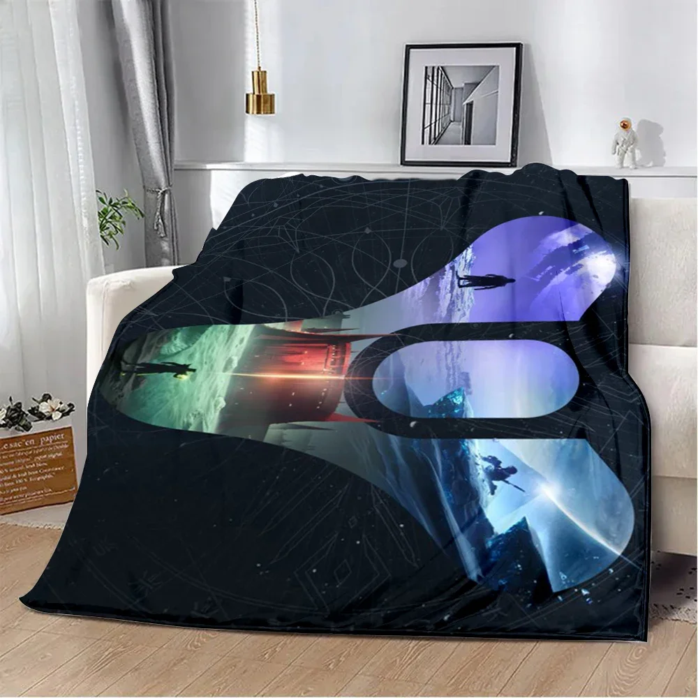 HOT Games Destinys 2 Printed Blanket Picnic Blankets Warm Blanket Soft and Comfortable Blanket Home Travel Birthday Gift 5