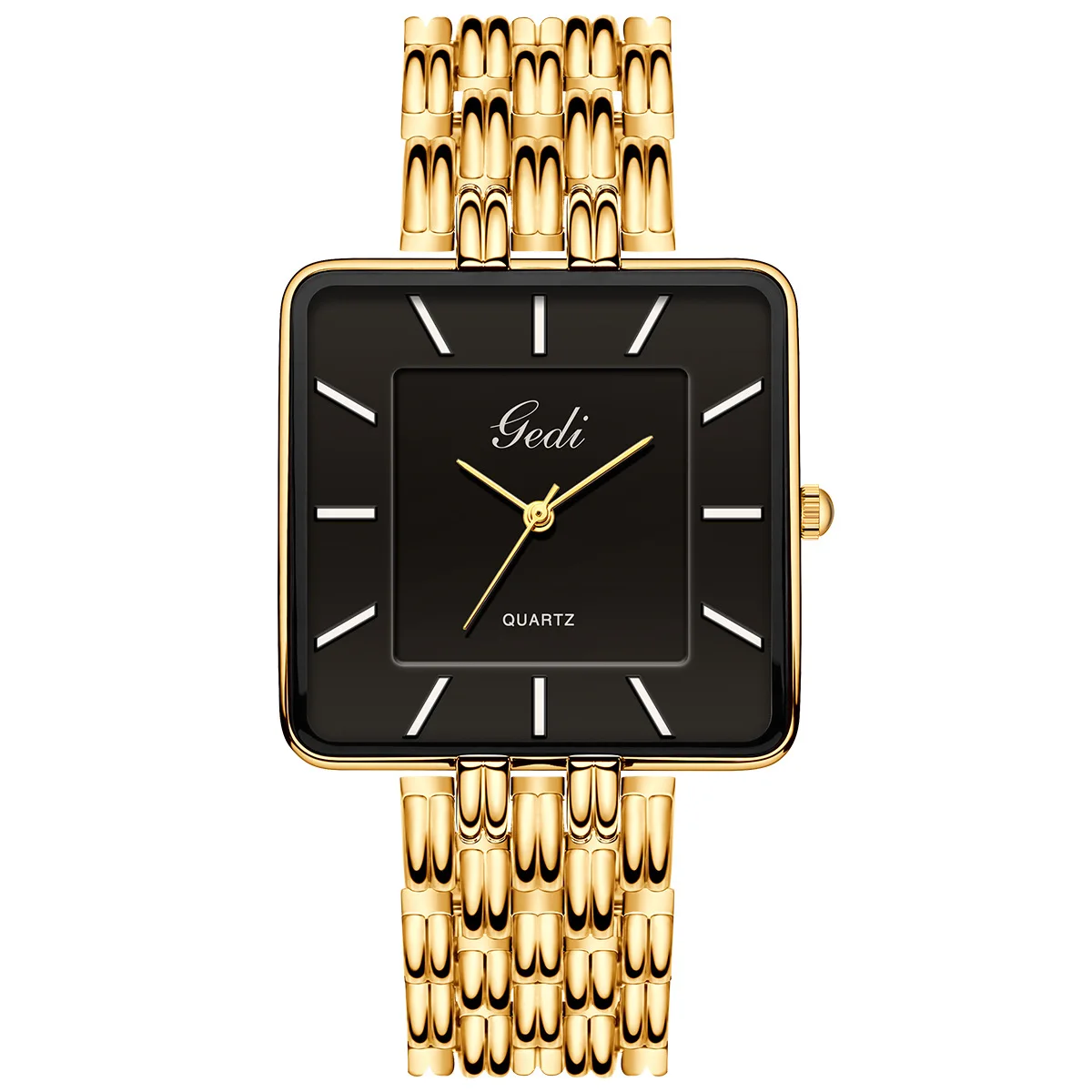 Hommes montre affaires Simple carré Couple montres étanche en acier inoxydable Premium Ultra mince femmes mode montres à Quartz