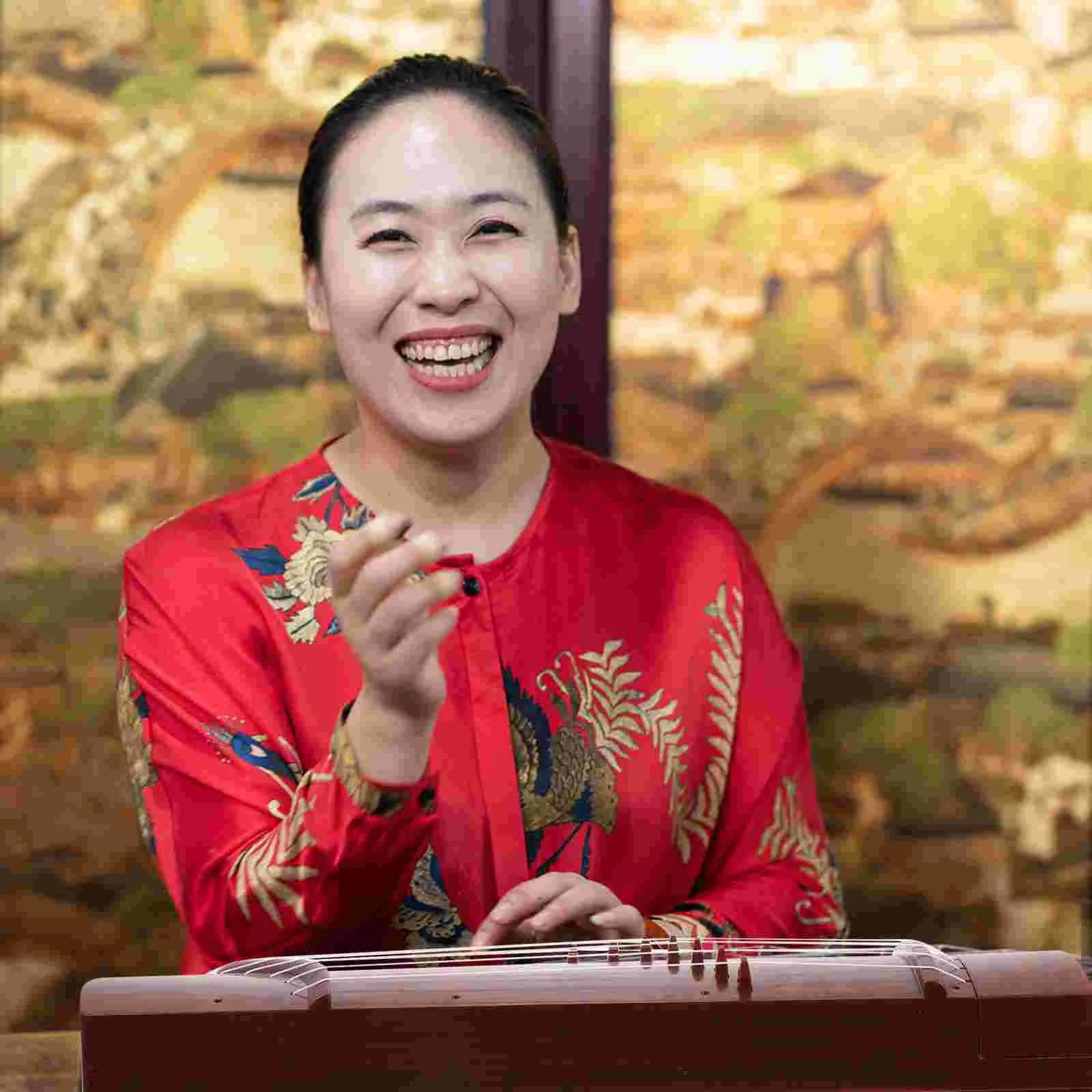 Guzheng Chinese Traditional Instrument for Practice Students ancient zither