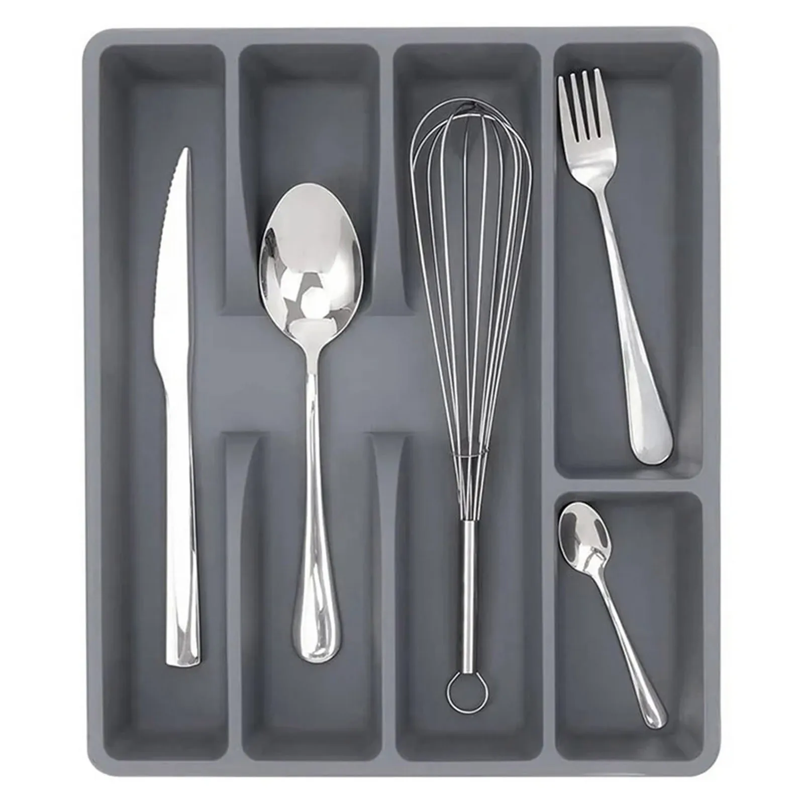 Cutlery Organizer Shengdrawer Kitchen Drawer Organizer Silverware Holder Utensil Organizer Cutlery Tray Plastic Flatware