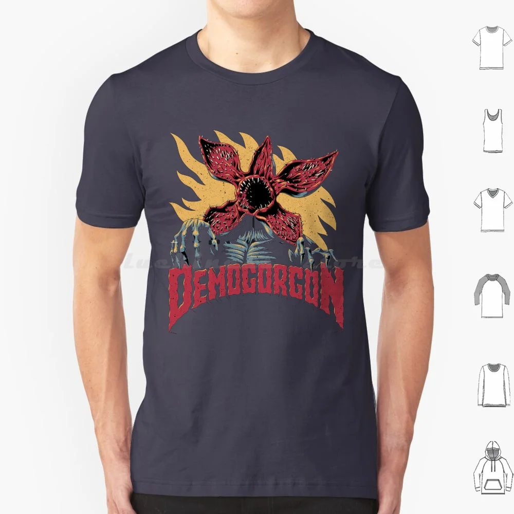 thumbnail image 1 of Camiseta Demogorgon 6Xl Algodón Cool Tee Demogorgon Once Netflix Dustin Stranger Mike Cosas Lucas Upside Down 80S Tv Horror, 1 of 5