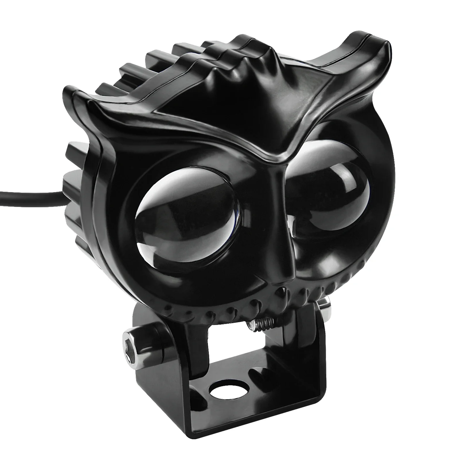 

Motorcycle Owl Headlights External General Electric Double Lamp Bead Two-color