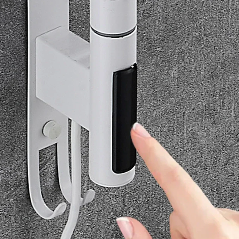 Electric Towel Rack Black/White/Gray Heat Dry Bathroom Towel Touch Display Rotatable
