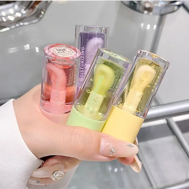 Lip Gloss Lip Oil Transparent Water Gloss Jasmine Lemon Green Lip Oil
