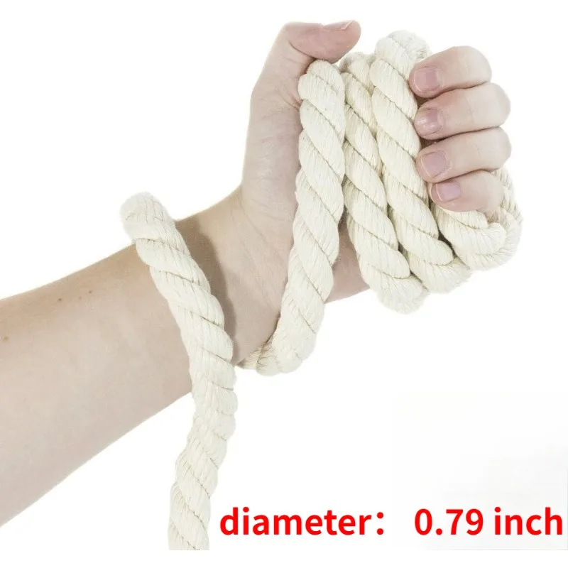 다양한 색상의 10mm 두께 면로프 꼬임끈, 정원 가꾸기, 매듭질, DIY 공예, 웨딩 장식, 선물 포장 및 애완동물 장난감용