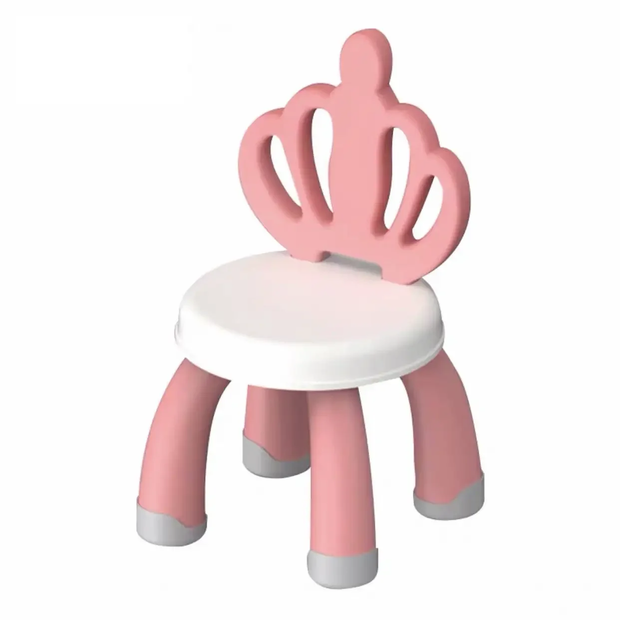 детский стульчик Taburete Madera Children's Stool Back Chair Plastic Thickened Baby Cartoon Family Seat Non-slip Eating Bench