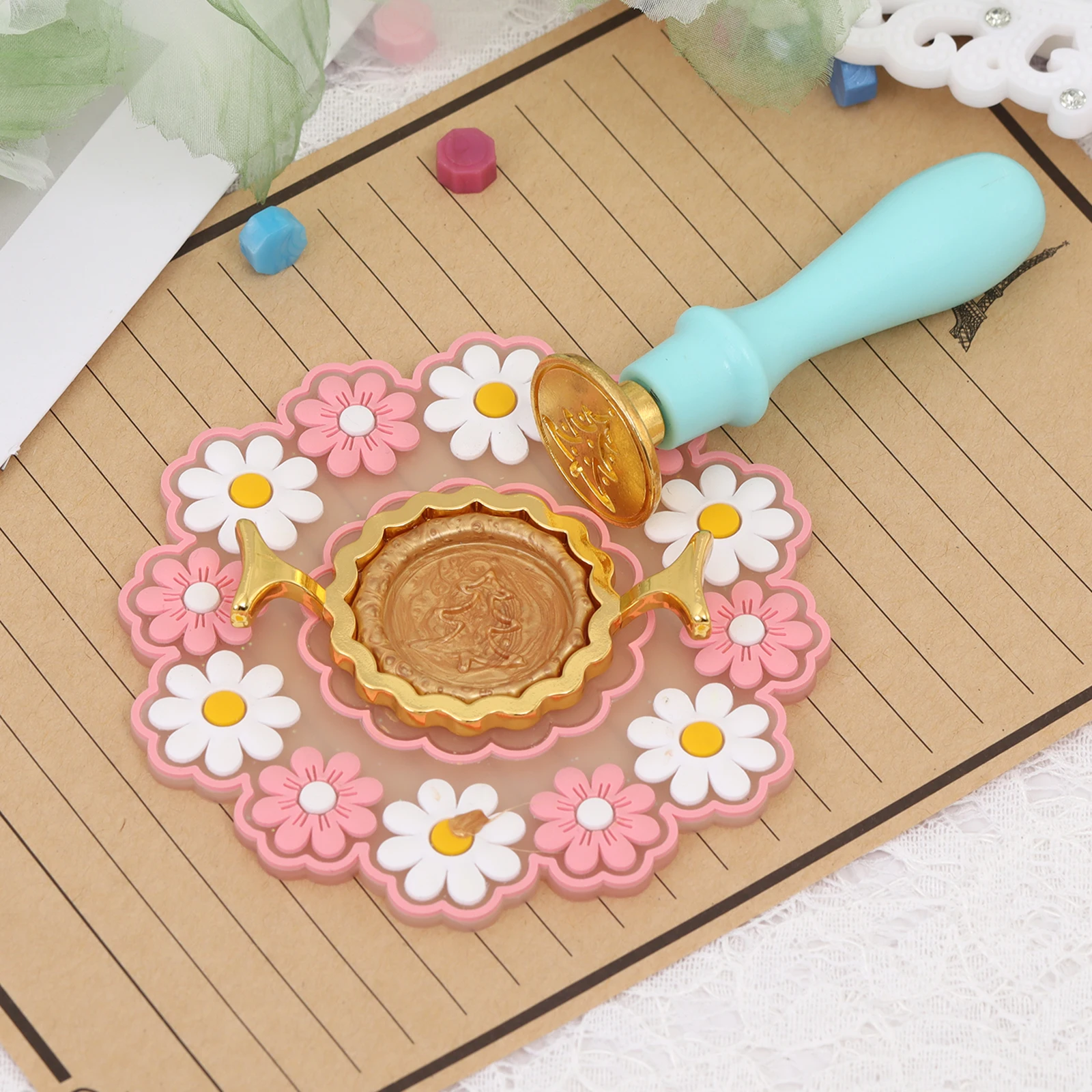 왁스 인감 스탬프 모양 해결사 사랑 DIY 도구 초대장 인사말 카드 웨딩 물개 스타일링 디자인 2.5cm/3cm 인감 액세서리