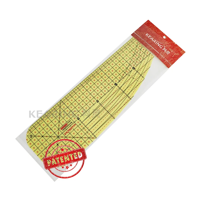 Ironing Ruler High Temperature Ruler Stitching Sewing Tool Transparent Heat-resistant Ruler Kling 