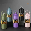 Large Steel Vacuum Bottle 800ml 1000ml 1200ml 1500ml Double Wall Sports Cooler Office Vacuum Flask 2