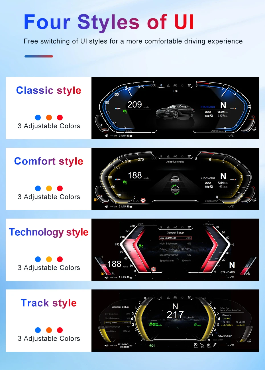 11inch New Product Facroy Price Digital LCD Car Dashboard For BMW X1 E84 2013 20