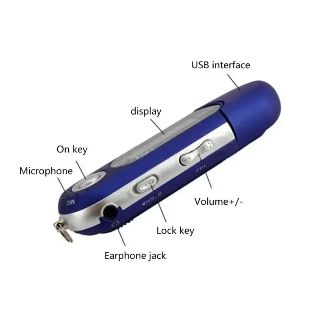 デジタルオーディオプレーヤー　サイレン　アクセサリー 4 Key Remote MP3 Siren Horn Remote Control Audio Speaker