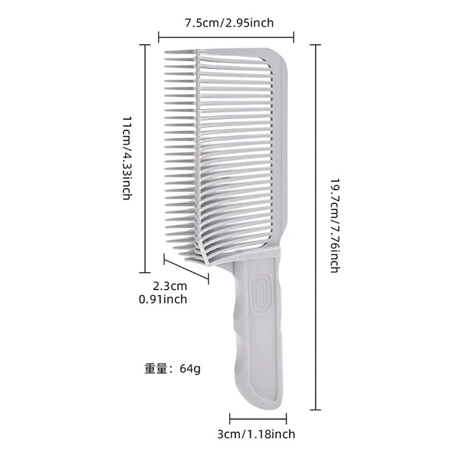 Hair Cutting Combs Professional Barber Clipper Blending Flat Top Hair Cutting Comb for Men Fading Comb Salon Styling Tool 6