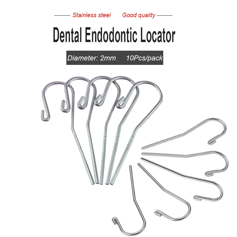 Localizzatore Endodontico Dentale In Acciaio Inossidabile Da 10 Pezzi Materiali Per Dentisti Ganci Per Canali Radicolari Apex Riparazione Dei Denti Ac