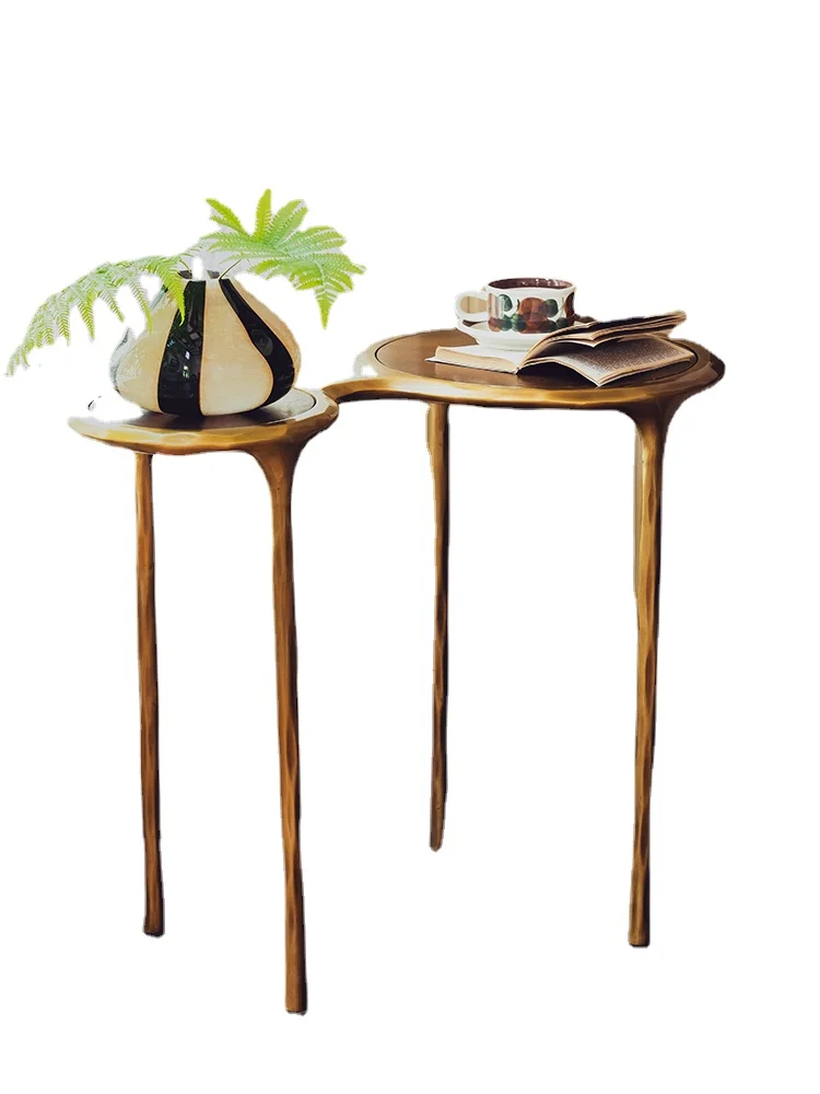 

Pqf Storage Corner Table Simple Design round Table Home Tea Table