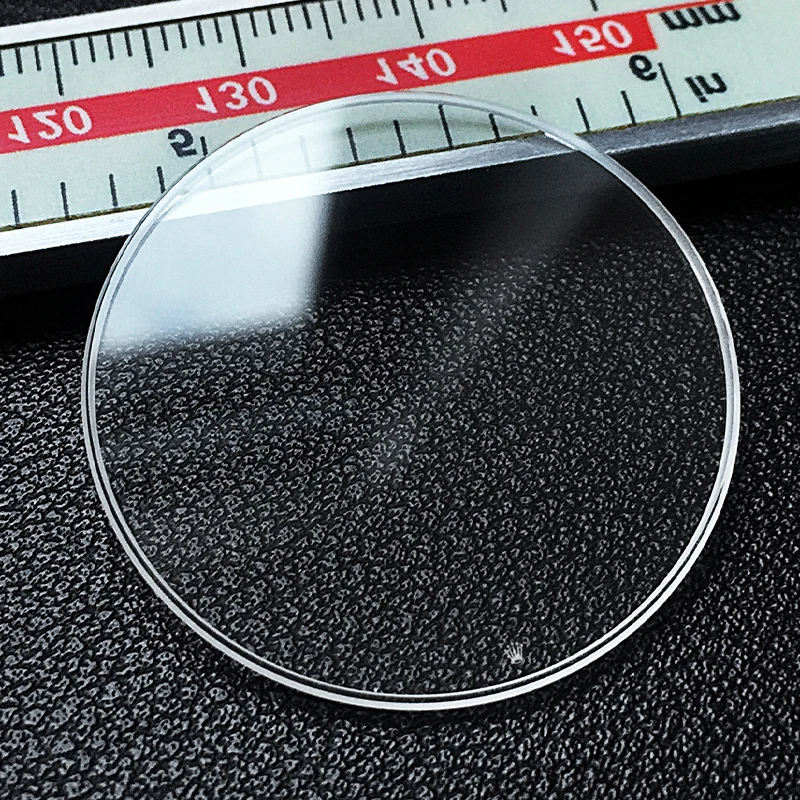 Vetro Zaffiro Crytal Con Logo Per Sea-Abiter 40/44 Custodia 16600/116600/126660 Fondo Piatto Con Vetro Antigraffio Per Slot