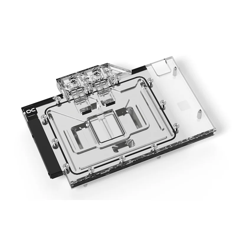 Alphaool Eisblock Aurora Water Block Compatibile Asus Tuf Gaming / Rog Strix Geforce Rtx 4090 Oc Vga Cooler Con Piastra Posteriore