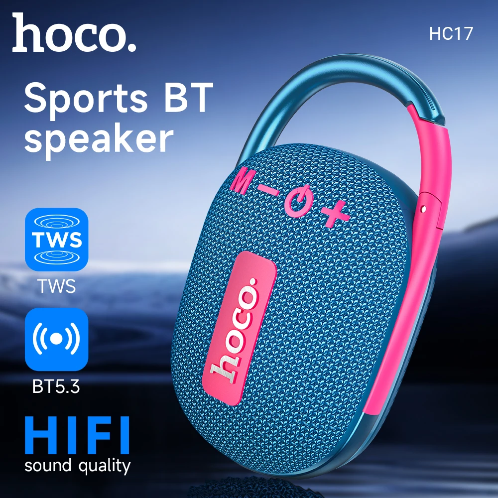 Bluetooth Speaker bluetooth speaker portable speaker audio speaker HOCO Portable Speaker Wireless Bluetooth-compatible Subwoofer Outdoor Waterproof Loudspeaker Stereo Surround Support FM Radio TF