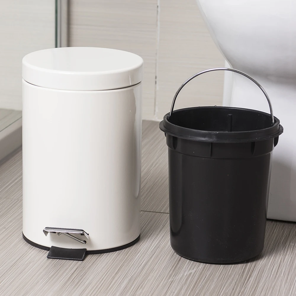 ステンレス製のキッチンゴミ箱,金属製のゴミ箱,フットペダルの