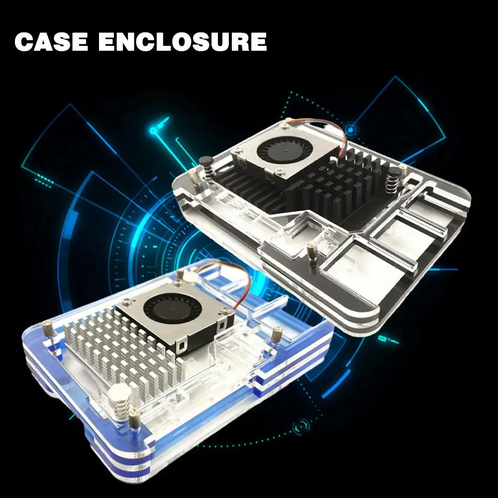 Suitable For Raspberry Pi 5 Shell Acrylic For Raspberry Pi 5 Case Enclosure 5B505 Active Cooler Compatibility