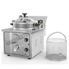 Pressure Fryer High Voltage American 110v Commercial Stainless Steel Electric Heating Tabletop Fried Chicken Stove Pot 1