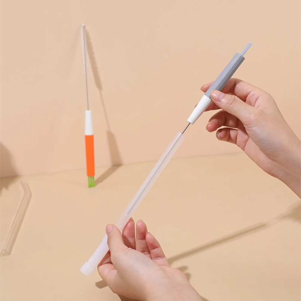 재사용 가능한 젖꼭지 브러시, 인기 높은 인기, 편리한 병 청소 브러시, 청소 브러시, 소형 브러시, 6 개
