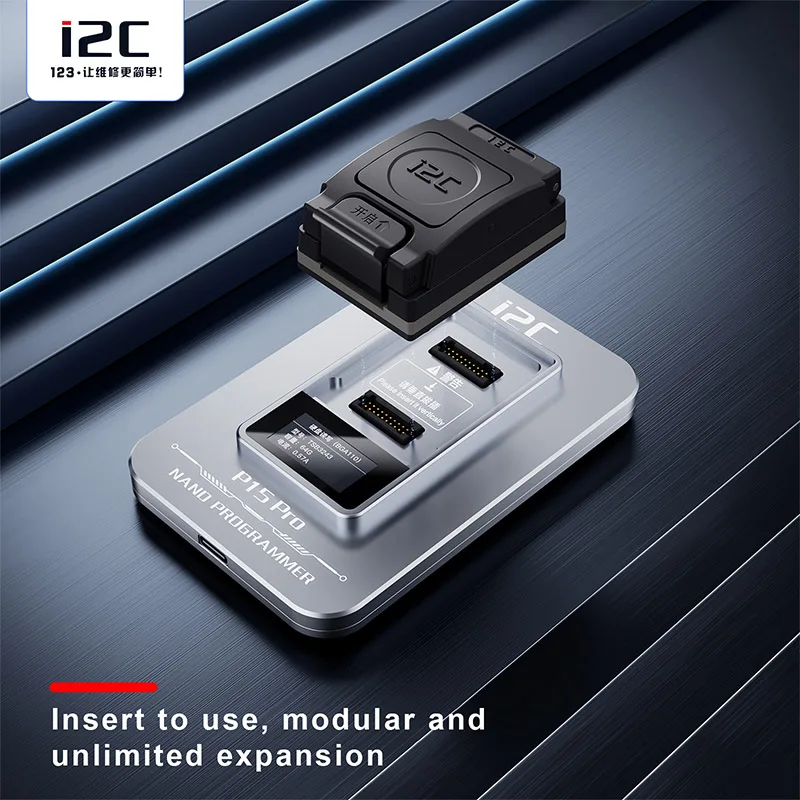 NAND 읽기 쓰기 프로그래머, 원클릭 퍼플 스크린 모드, i2C P15 Pro, BGA60, BGA70, BGA110, BGA315
