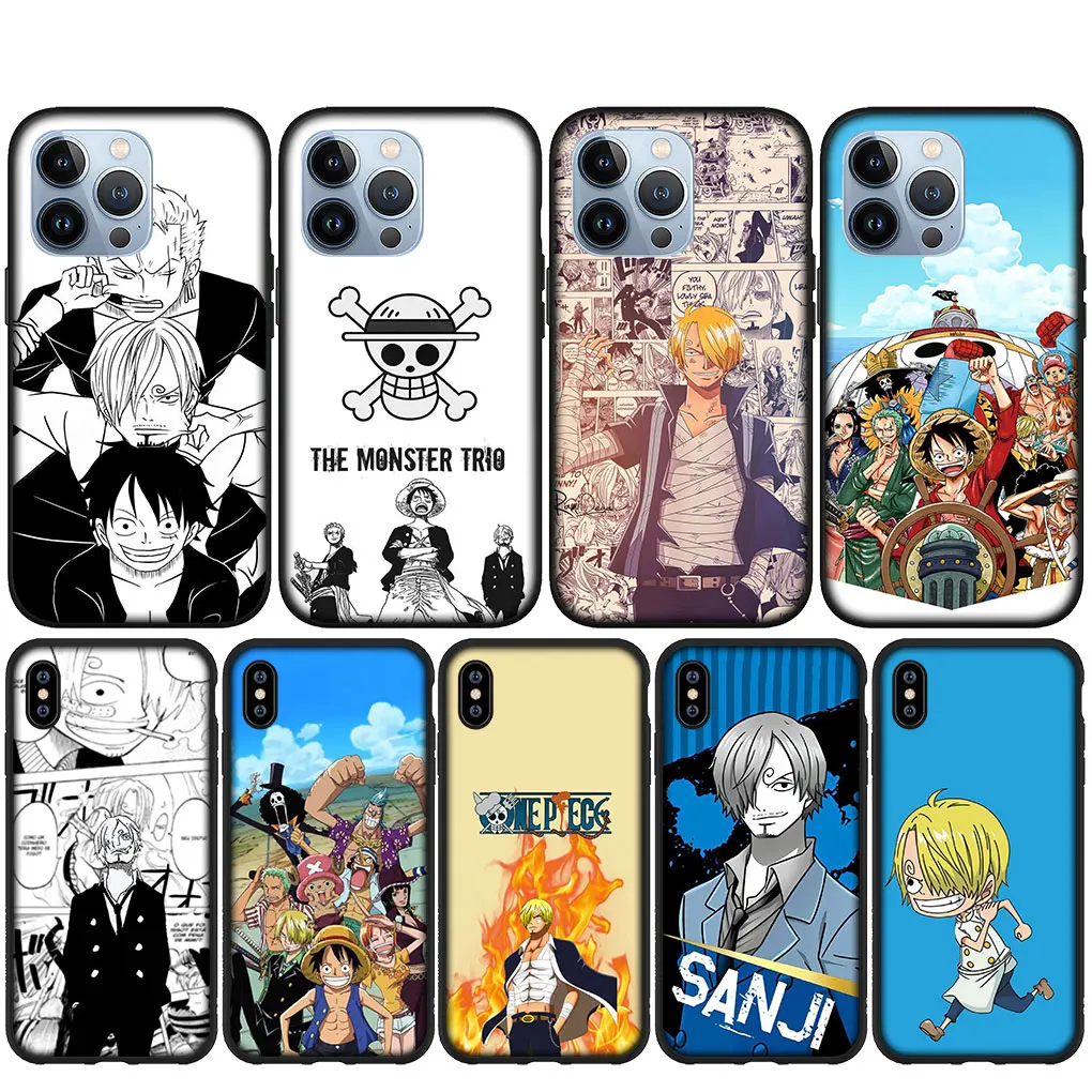 Capinha de Celular Iphone 11 e 12 One Piece com Pulseira