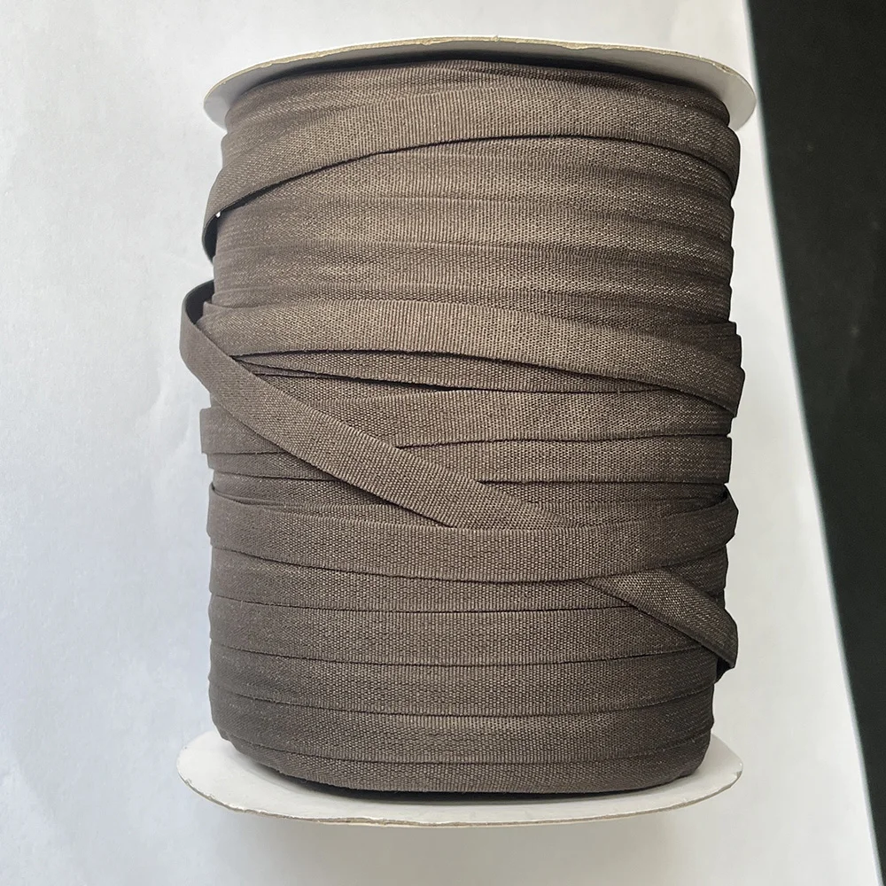 200yards/roll 7mm Double Deck Cannulate Cloth Ribbon For Wig Base Ear Holder Ribbons