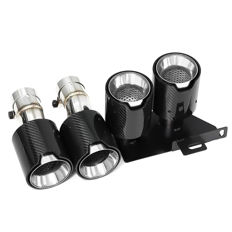 エキゾーストマフラーチップ,デュアルエキゾーストパイプ,bmw f10,f11