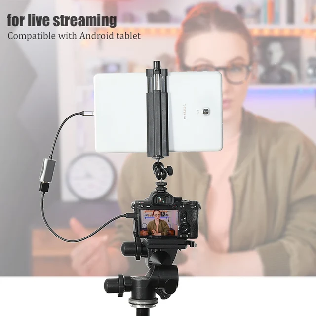 BFOLLOW Android Phone Tablet as Camera Monitor Camcorder HDMI Adapter for Vlog Youtuber Filmmaker DSLR Video Capture Card 3