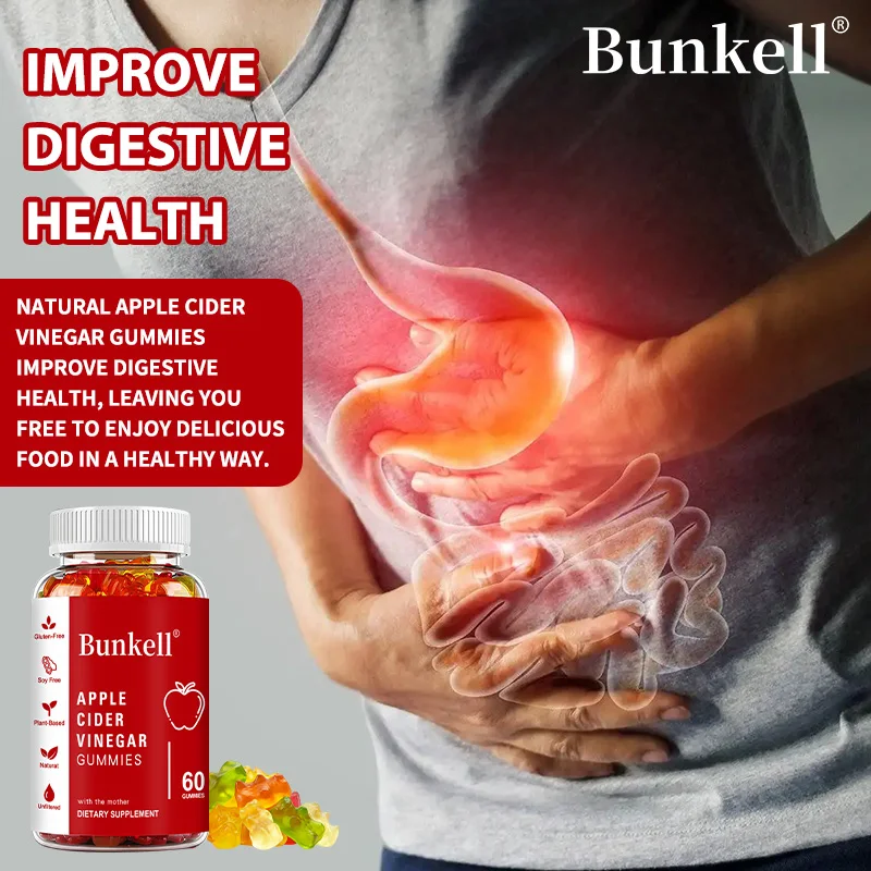 Apple Cider Vinegar Gummies-Weight Management, Digestive Health, Immunity-Vitamin B12, Gluten Free, Vegetarian, Non-GMO