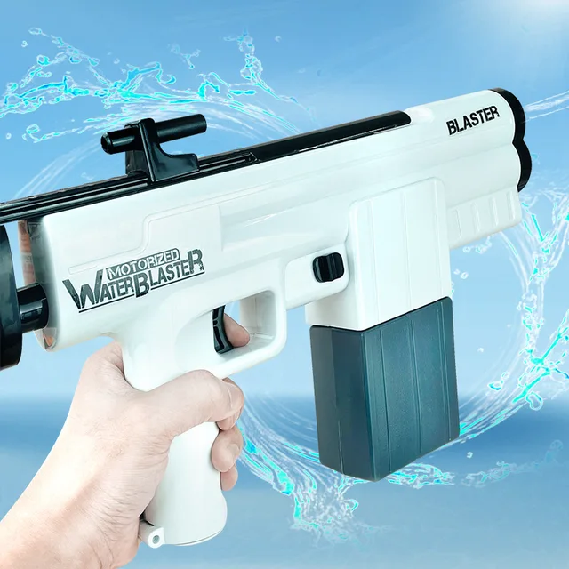 Children Electric Water Gun Capacity Anti-aircraft Cjay Paddle Children Toys For Children To Play Water Wars 1