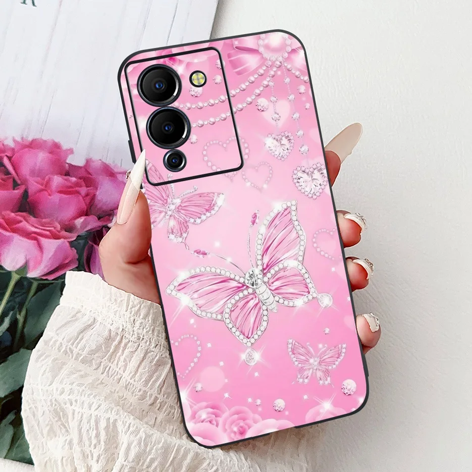 Stylish Painted Soft TPU Phone Case -